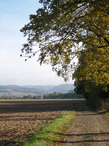 na fotce: za Bohuňovicemi - mířím ke kopcům