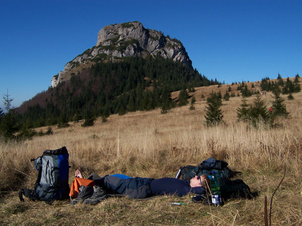 na fotce: siesta pod Malým Rozsutcem