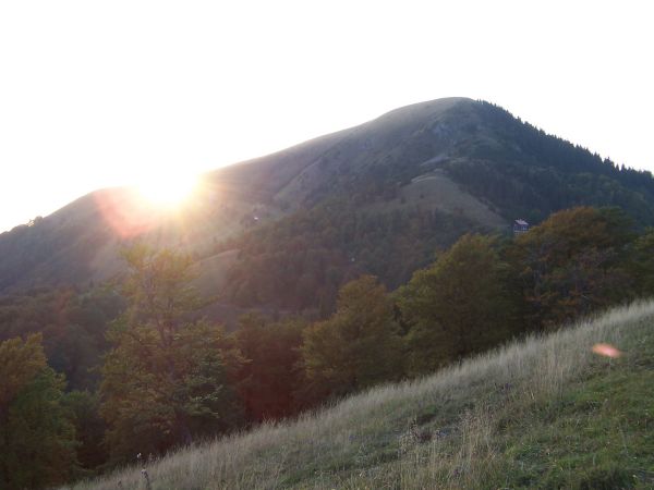 na fotce: západ slunce nad Borišovem