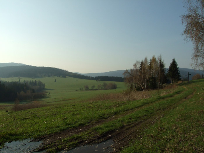 na fotce: a tady bývala vesnice