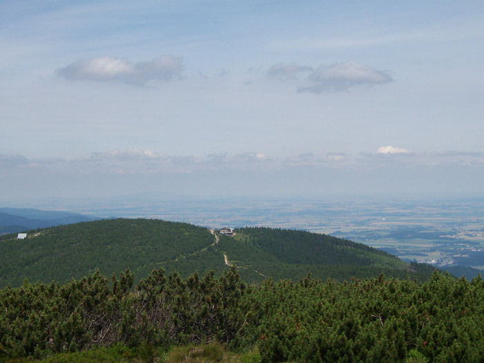 na fotce: pohled do širé polské nížiny