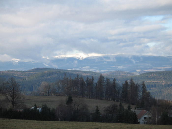 na fotce: pohled na Velký kotel a Praděd