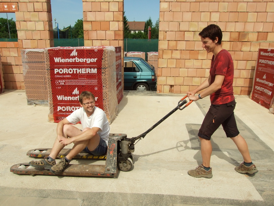 na fotce: pak jsme se trochu povozili